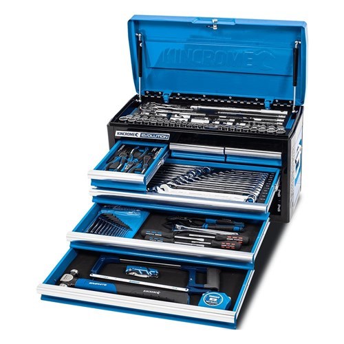 EVOLUTION TOOL CHEST 133 PIECE 6 DRAWER 1/4, 3/8 & 1/2
