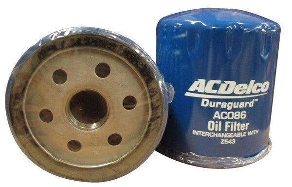 Oil Filter AC086 AcDelco For Peugeot 208 A9 Hatchback 1.2LTP - EB2F