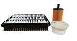 Service Filter Kit Oil Air Fuel ACK4 AcDelco For Toyota Land Cruiser VDJ76,VDJ78 SUV 4.5 TD 24V 4x4 4.5LTD - 11VD-FTV