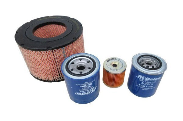 OIl Air Fuel Filter Service Kit for Toyota Landscruiser 1HZ 1HD-FTE 4.2l 1990-2007 Acdelco ACK5