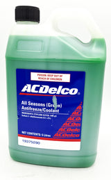 Coolant Anti Freeze All Seasons Green 5Ltr Acdelco 19375290 for GM Holden