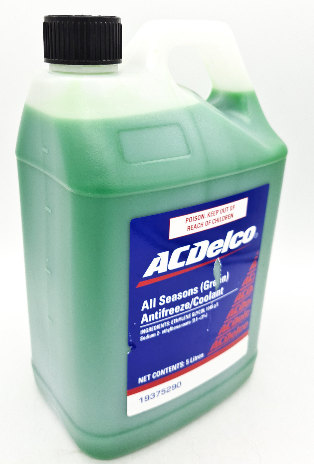 Coolant Anti Freeze All Seasons Green 5Ltr Acdelco 19375290 for GM Holden