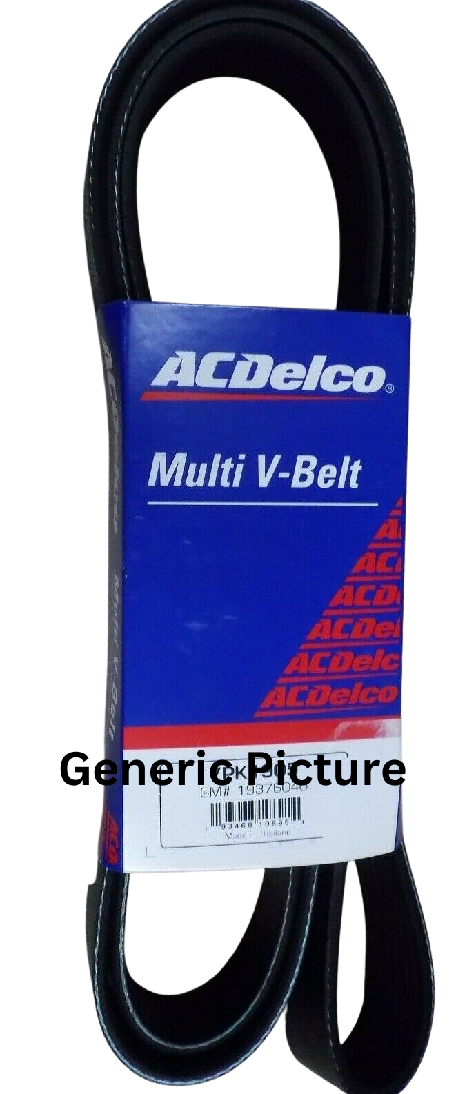 Drive Belt MicroV  6PK1980 AcDelco For Ford Focus LR Hatchback i 1.8LTP - EYDE