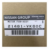 Motor Fan Assembly- 21481-VK60C for Nissan