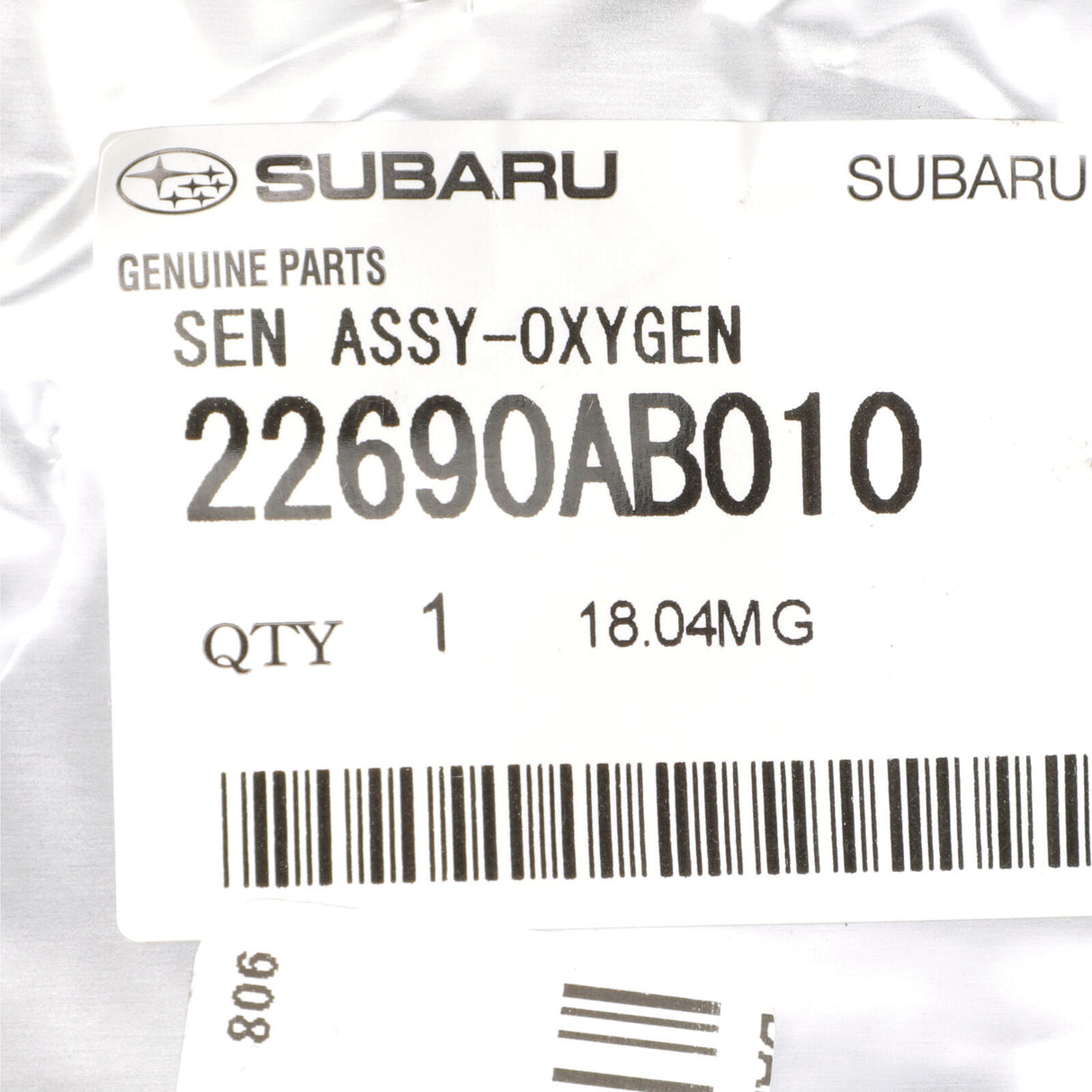 Sensor Assembly-Oxygen 22690AB010 for Subaru