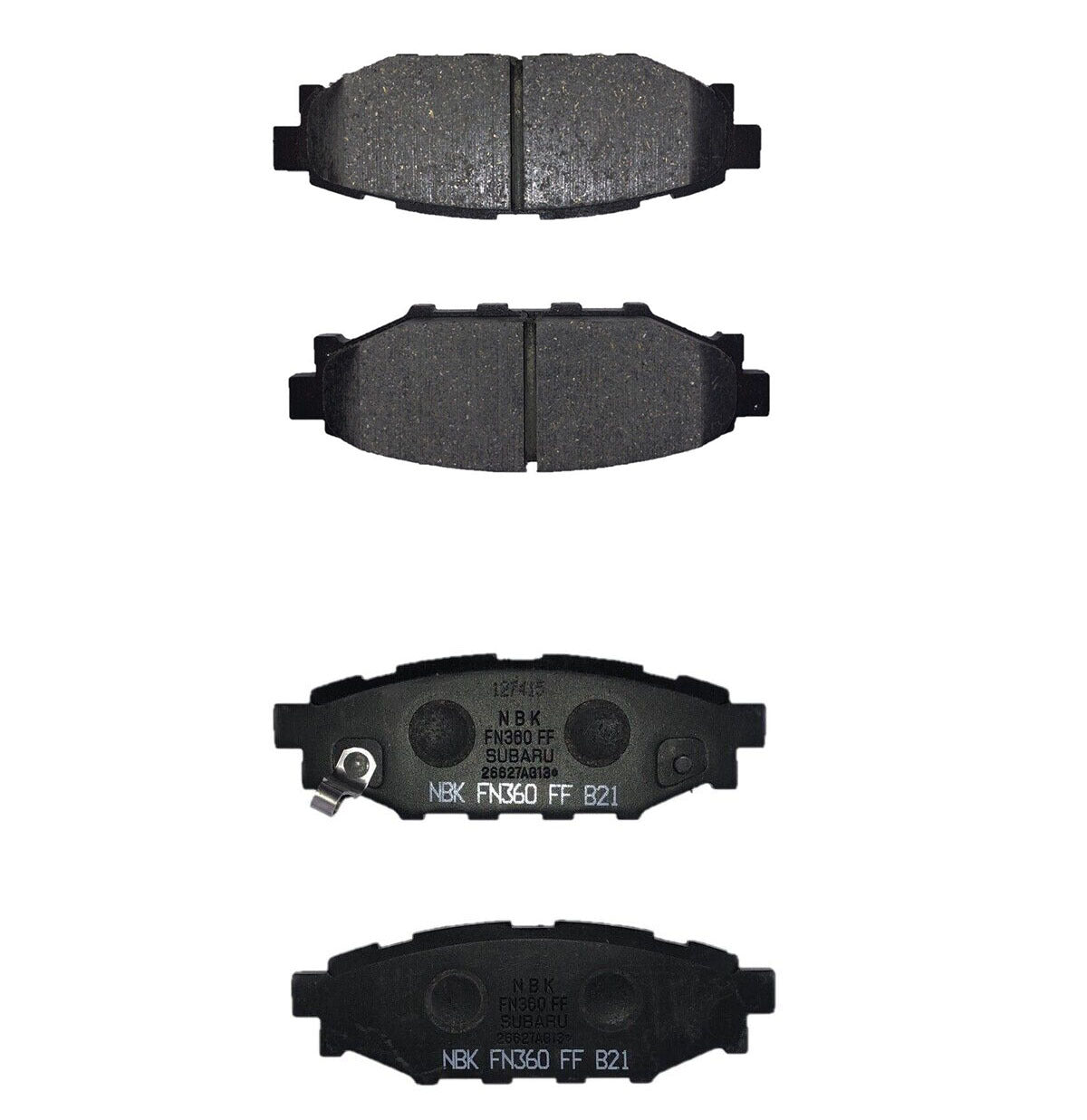 Brake Disc Pad Kit Rear 26696FJ000 for Subaru XV Impreza Forester
