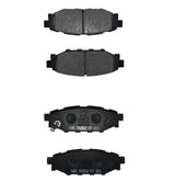 Brake Disc Pad Kit Rear 26696FJ000 for Subaru XV Impreza Forester