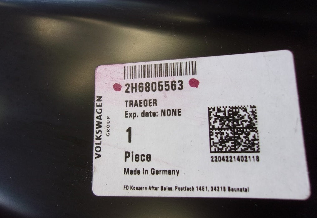 Carrier 2H6805563 for Volkswagen