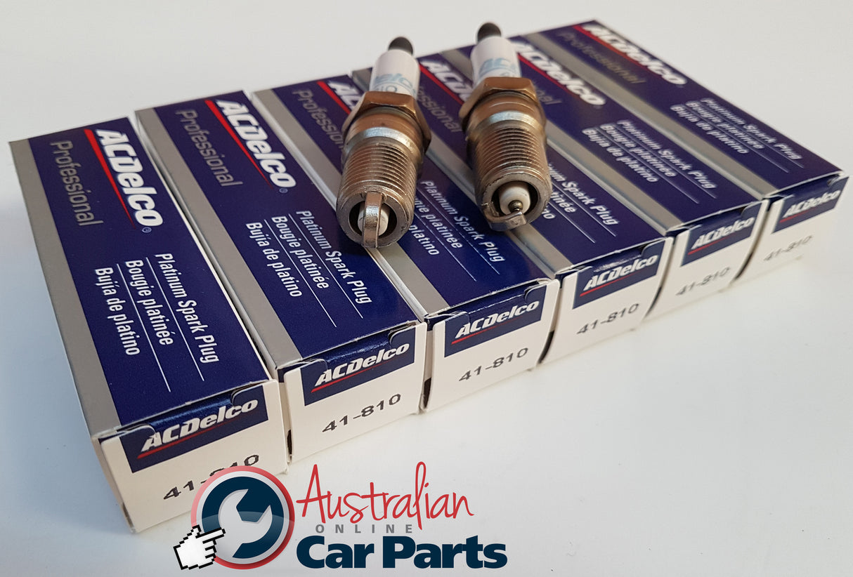 Spark Plugs Double Platinum Acdelco 41810 pack of 6 suitable for 6CYL Service life of 100 000kms
