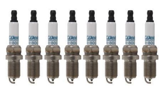 SPARK PLUGS DOUBLE PLATINUM ACDelco suitable for FORD FALCON AU DU V8 5.0L 160 000km