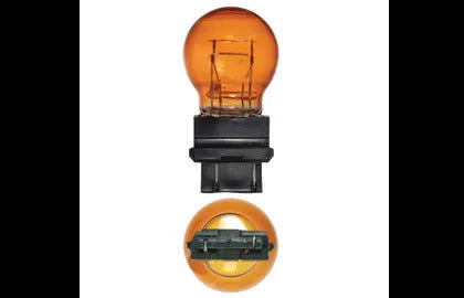 12V 27/7W Amber Plastic Bs(10) Narva 47558