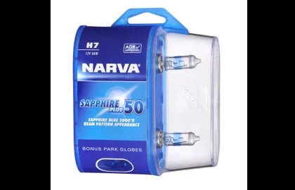 H7 12V 55W Sapphire +50 (Bl2) Narva 48525BL2