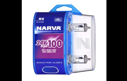 H4 24V 75/70W 24V Plus100 (2) Narva 48874BL2