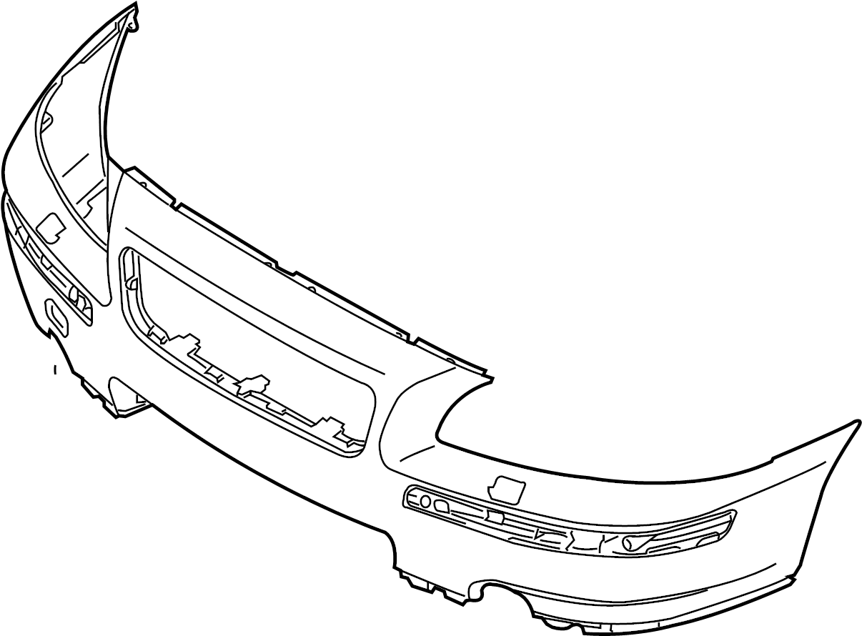 Bumper Bar cover Front 51115A61946 For BMW