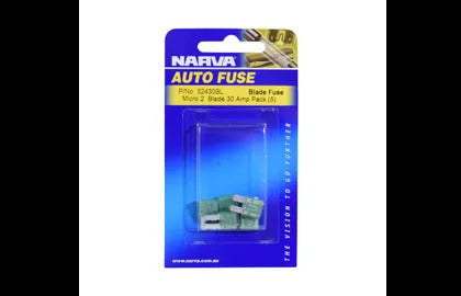 30 Amp Micro 2 Blade Fuse Narva 52430BL