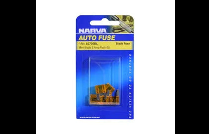 Mini Blade 5 Amp Bl Pk 5 Narva 52705BL