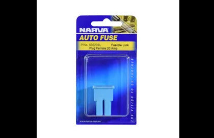 Plug Fem 20 Amp Bl Pk 1 Narva 53020BL