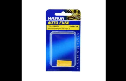 60A Yellow Mi/Fuse Link (1) Narva 53660BL