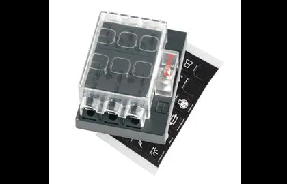 6 Way Fuse Block - With Cover Narva 54431