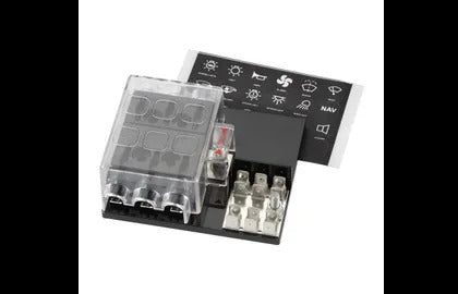 6 Way Fuse Block With Ground Narva 54440