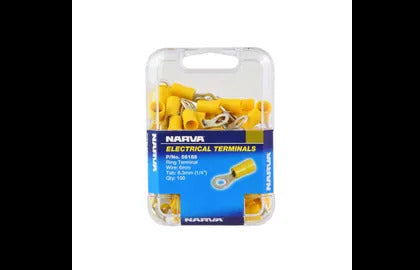 Ring Terminal Yellow 6.3Mm(100 Narva 56188