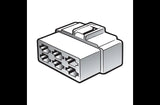 6 Way Female Quick Connector Housing 10 Pack Narva 56266