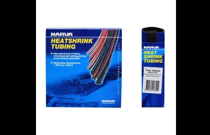 5M X 12.7Mm Black Heatshrink Narva 56620/5