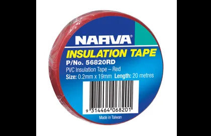 Pvc Tape 20M Red .2Mm X 19Mm Narva 56820RD