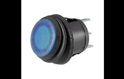 12V Led W/Proof Rocker - Blue Narva 62037BL