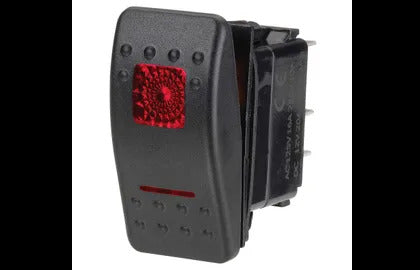Sw Rk Off/On - Red 12V Globe Narva 63125BL