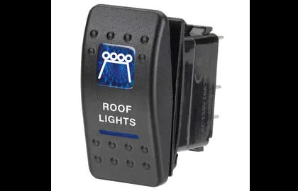 Sw Rk Off/On - Blue 12V Globe Narva 63146BL