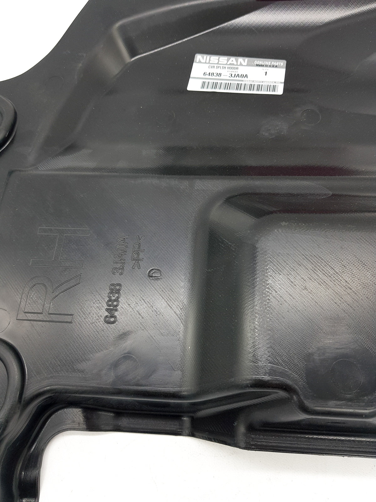 Enigine Splash Shield RH (vertical  64838-3JA0Afor for Nissan Pathfinder 2013-2014
