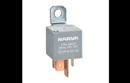 Relay 24V 4Pin 50A Bl Pack (1) Narva 68020BL