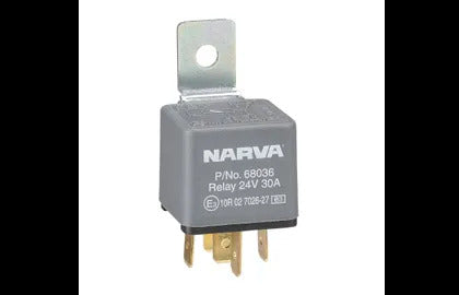 Relay 24V 5Pin 30A (R) Bl (1) Narva 68036BL