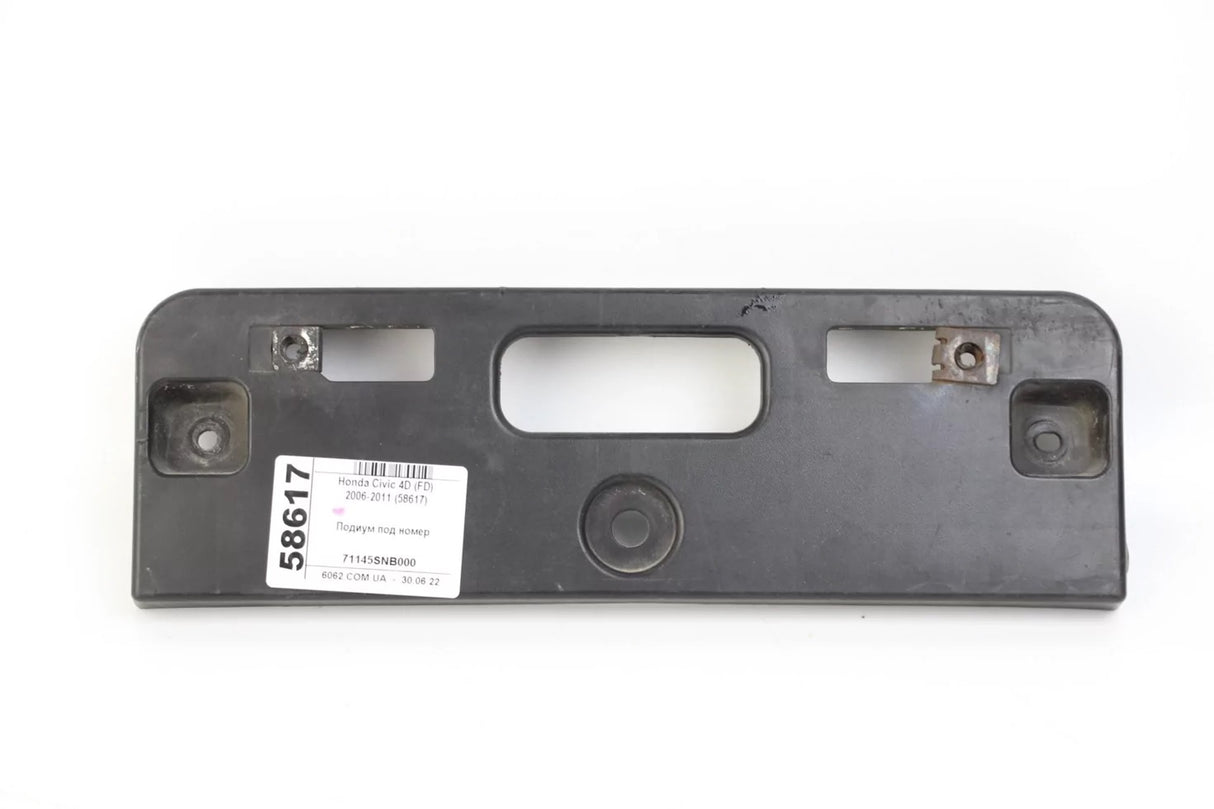Base Fr License Plate 71145SNB000 For Honda