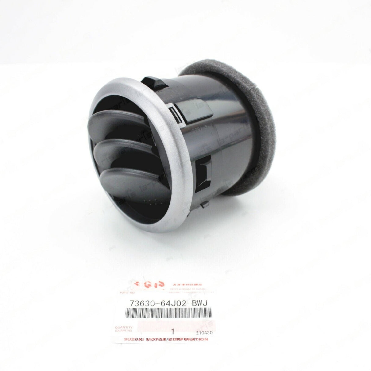 Louver Side Vent (Black/Gray) 73630-64J02-BWJ for Suzuki