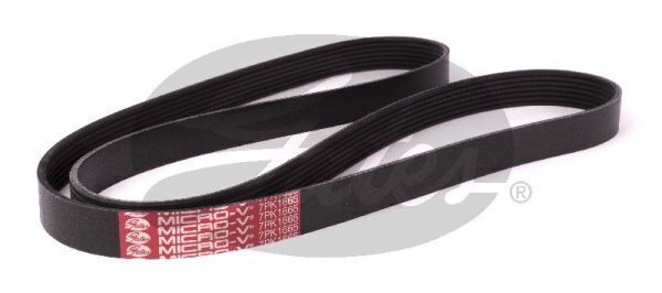 Micro V- Drive Belt Gates 7PK1665 For Nissan Navara D23 2.3L Diesel Honda Civic FD FA BMW X5 4.8L