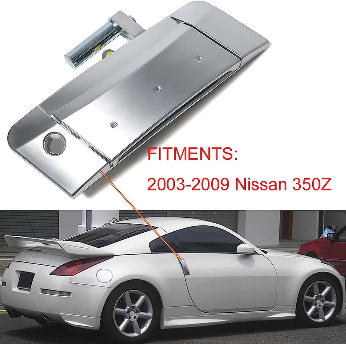 Handle Front Door Outside LH 80607-CD41E for Nissan 350Z 2003-2006