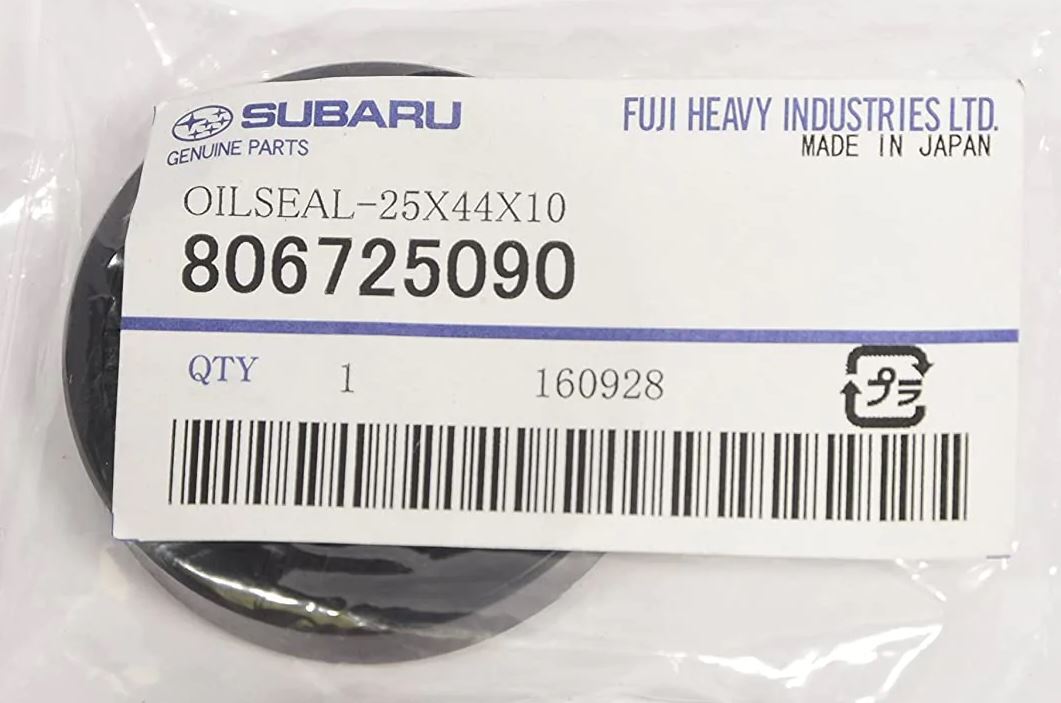 Input Shaft Oil Seal 25X44X10 806725090 for Subaru