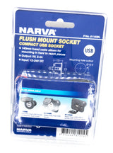 Flush Mount Mini USB Socket Narva 81100BL