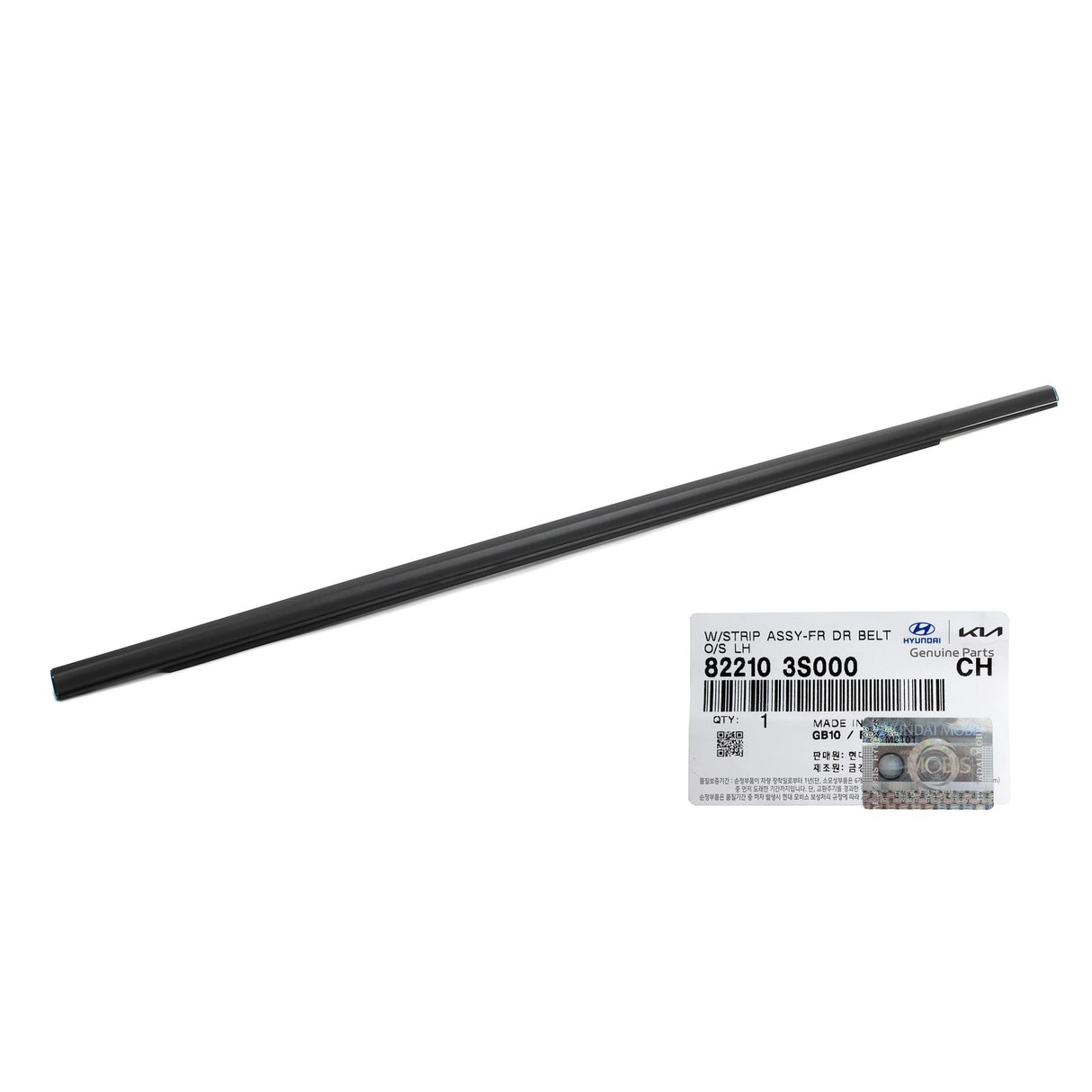 Wstrip Assy-Fr Dr Belt O 822103S000 for Hyundai