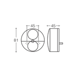 Front Indicator/Park Lamp 80Mm Narva 87280