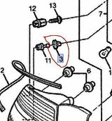 Genuine Holden New Tail Lamp Quarter Panel Clip for Sedan VX Commodore 92144002
