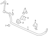 L/H/F SWAY BAR LINK ROD suitable for Holden VE COMMODORE 2006-2013 GENUINE SEDAN WAGON UTE