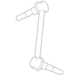 L/H/F SWAY BAR LINK ROD suitable for Holden VE COMMODORE 2006-2013 GENUINE SEDAN WAGON UTE