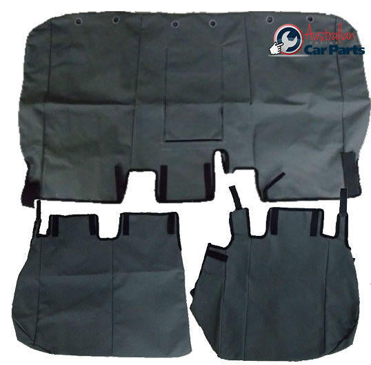 Rear Seat Canvas Covers set suitable for Holden Colorado RG Genuine New 2012-2019