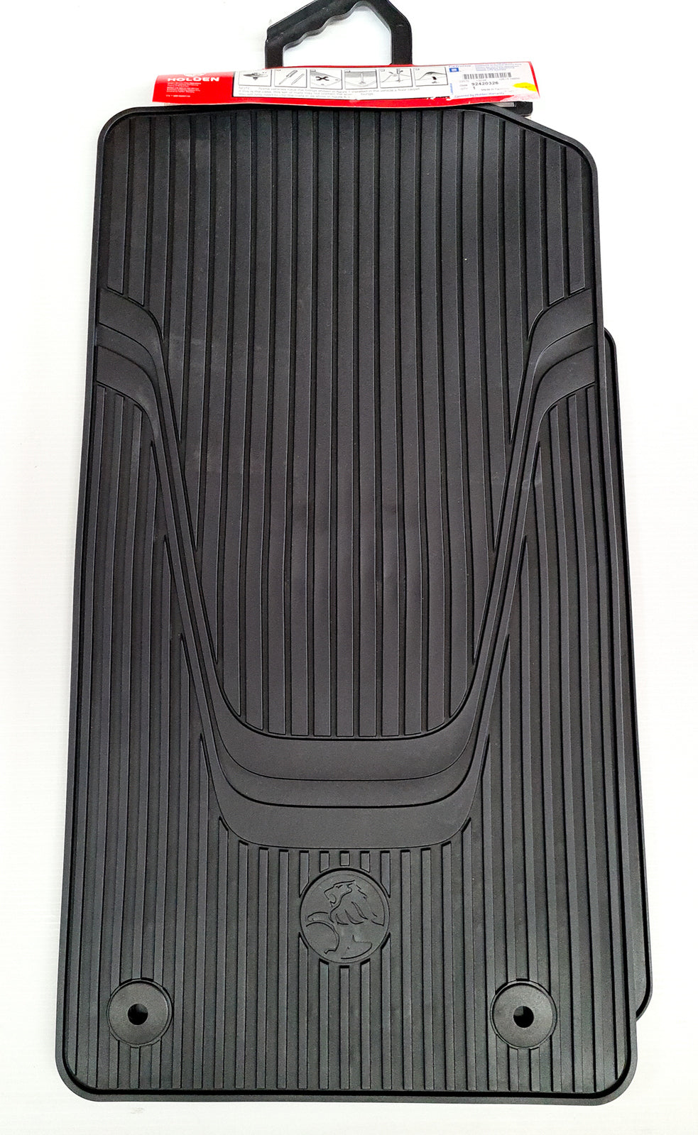 Front Rubber Mats all weather suits Holden Commodore VF Genuine GM 2013-2017 new 92420326