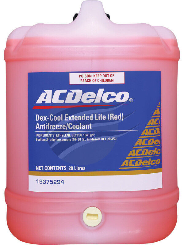 Acdelco Red Coolant 20Ltr drum