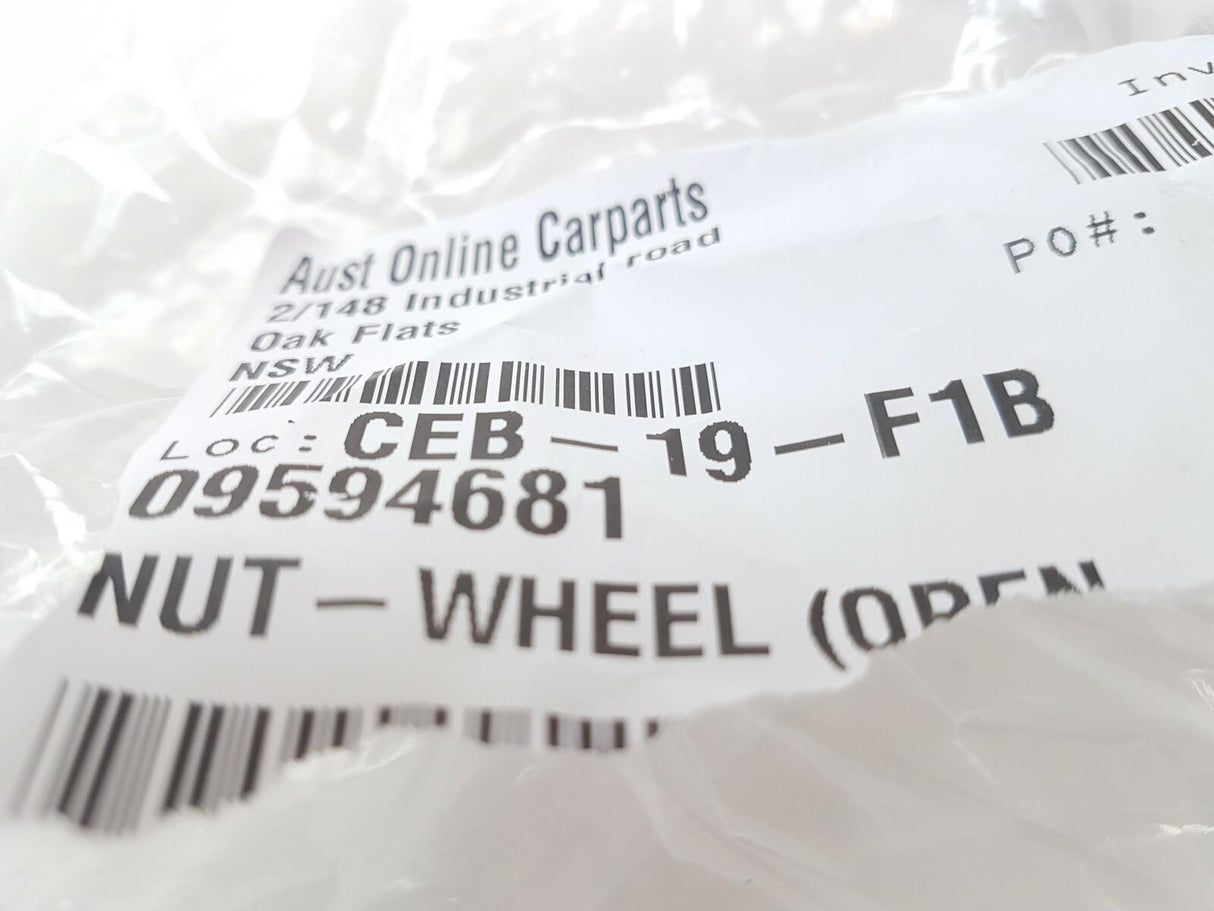 Wheel Nut 09594681 suits Holden Commodore VT VX VY VZ genuine 1 only NEW