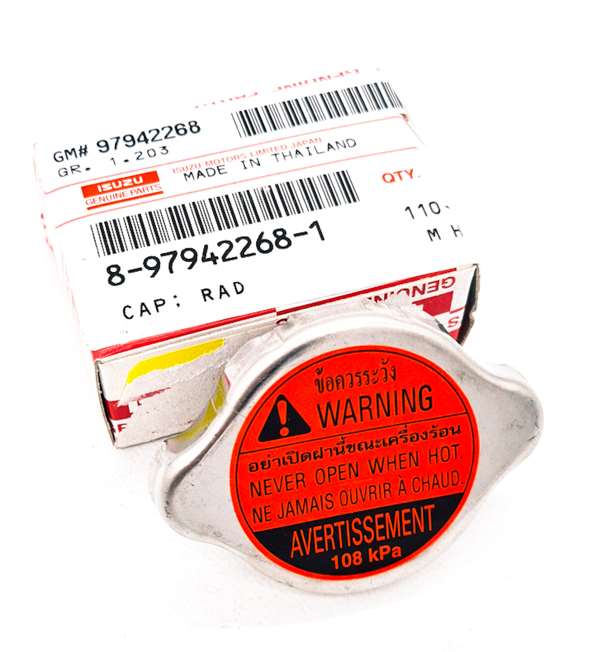 Radiator Cap Genuine for Holden Rodeo Colorado V6 2006-2011 genuine New 97942268